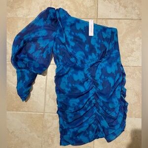 NWT Topshop Cocktail One Shoulder Dress